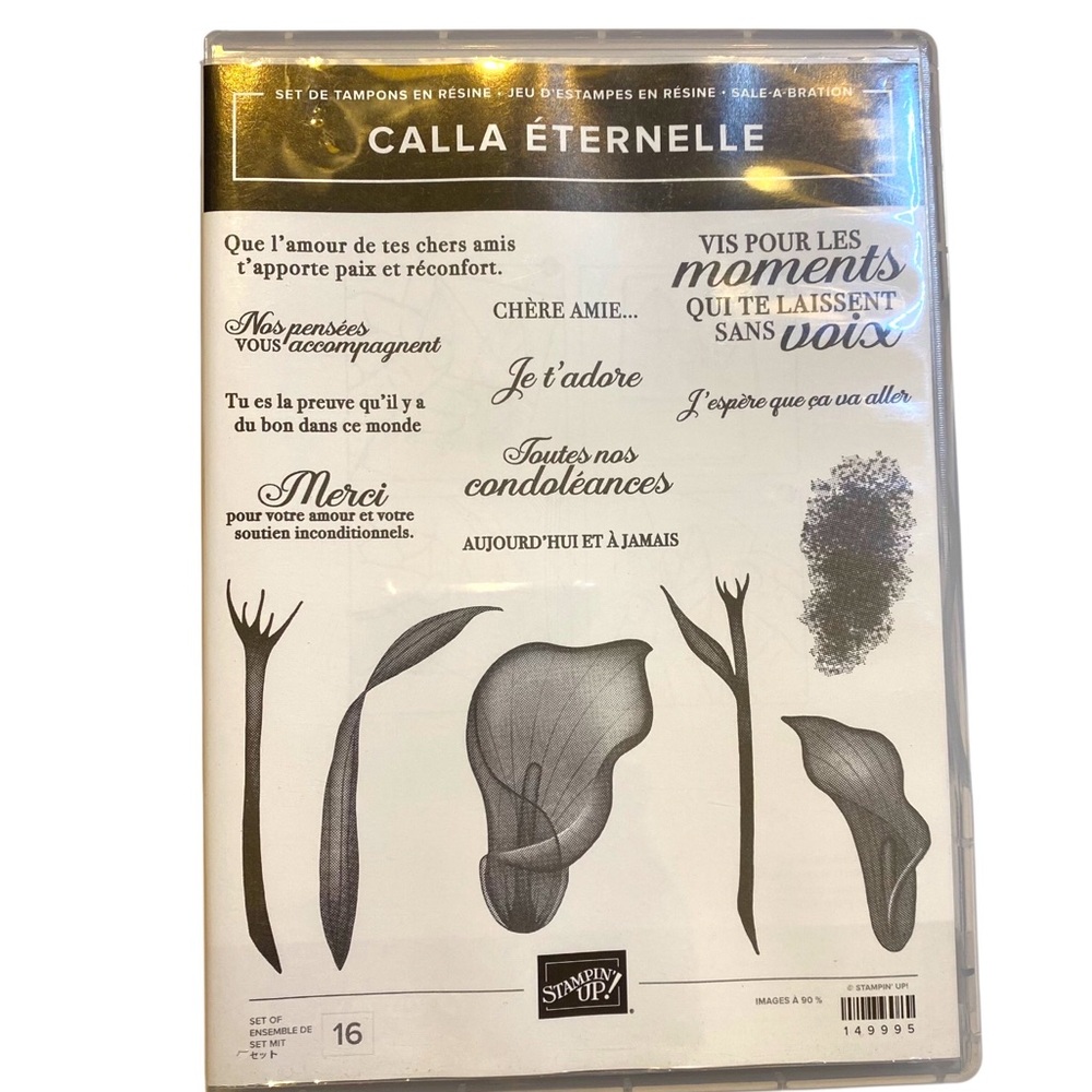 🍒 Stampin’Up! 🍒 “Calla éternelle” Stamp set.